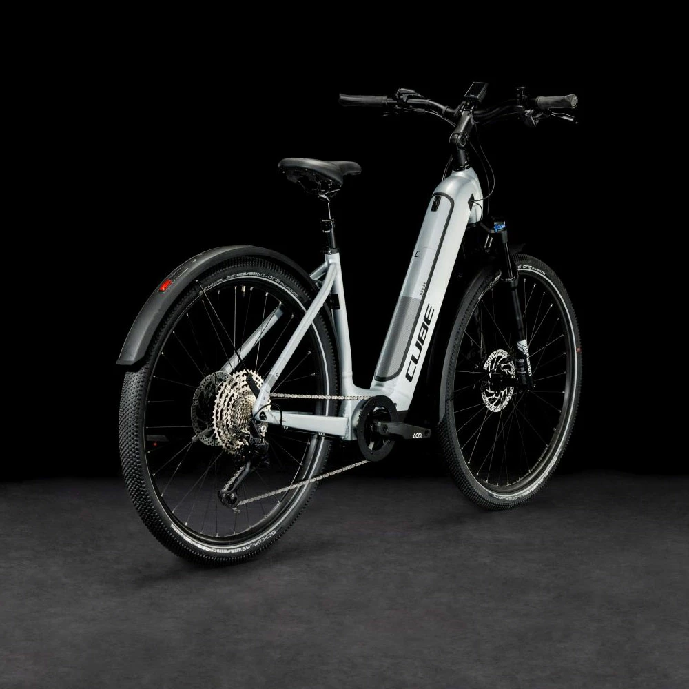 Cube Nuride Hybrid EXC 750 Allroad Easy Entry Polarsilver´n´black – Image 2