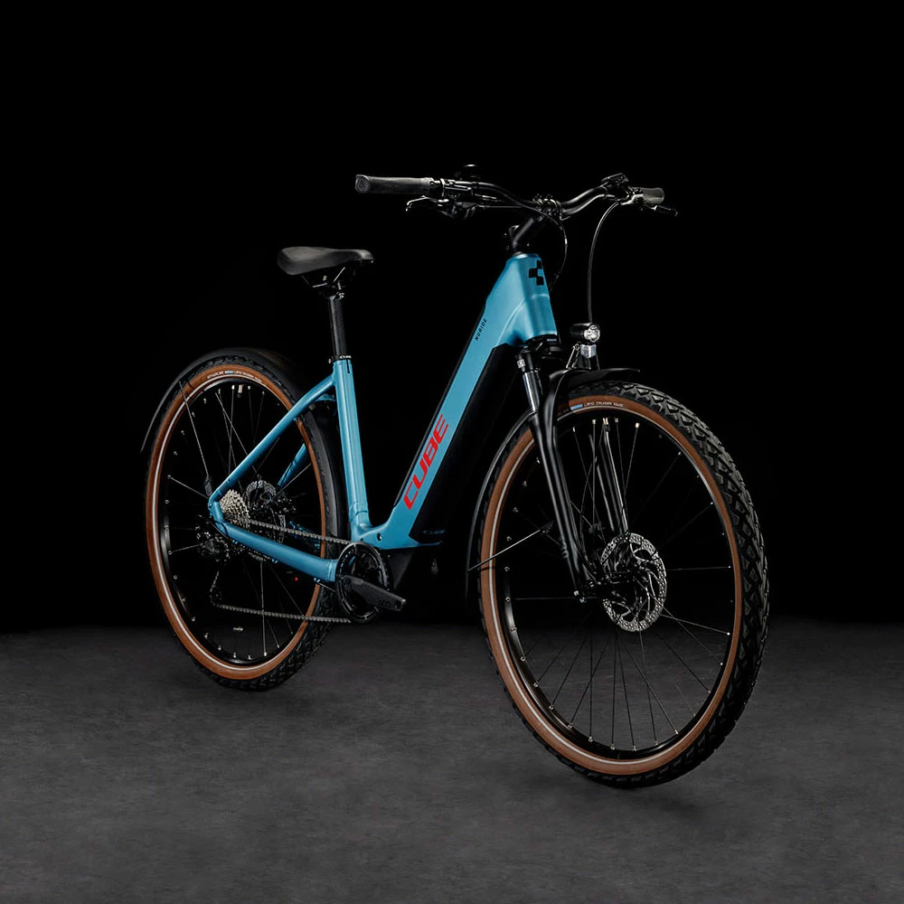 Cube Nuride Hybrid Performance 500 Allroad Easy Entry Metalblue´n´red – Image 2