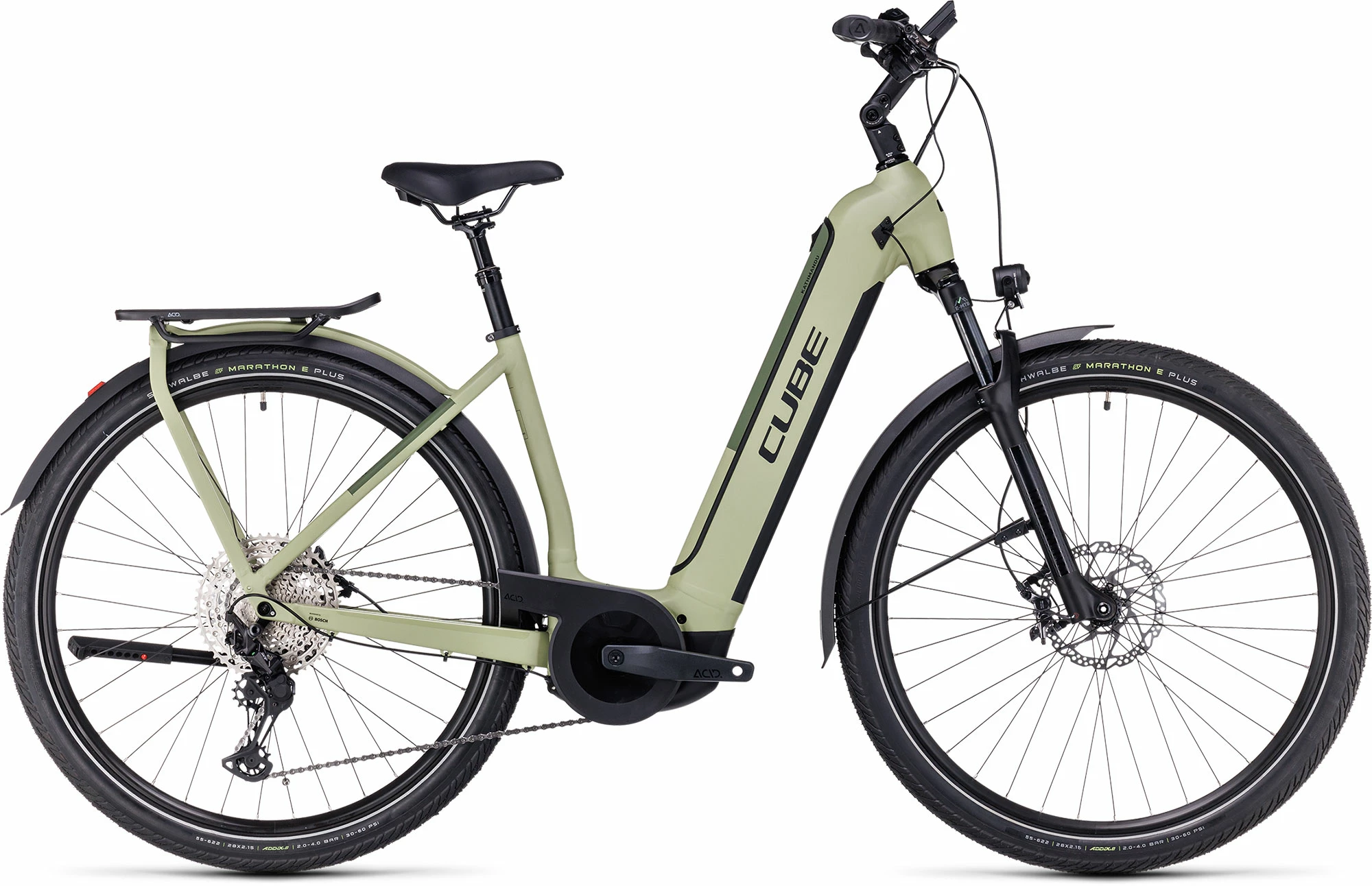 Cube Kathmandu Hybrid SLX 750 Easy Entry Green´n´olive