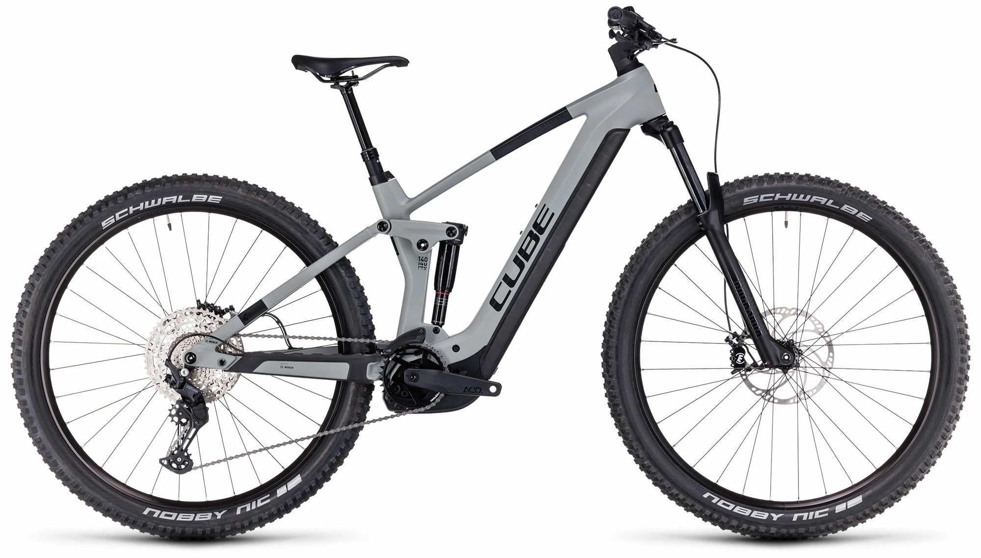 Cube Stereo Hybrid 140 HPC Pro 750 Swampgrey´n´black