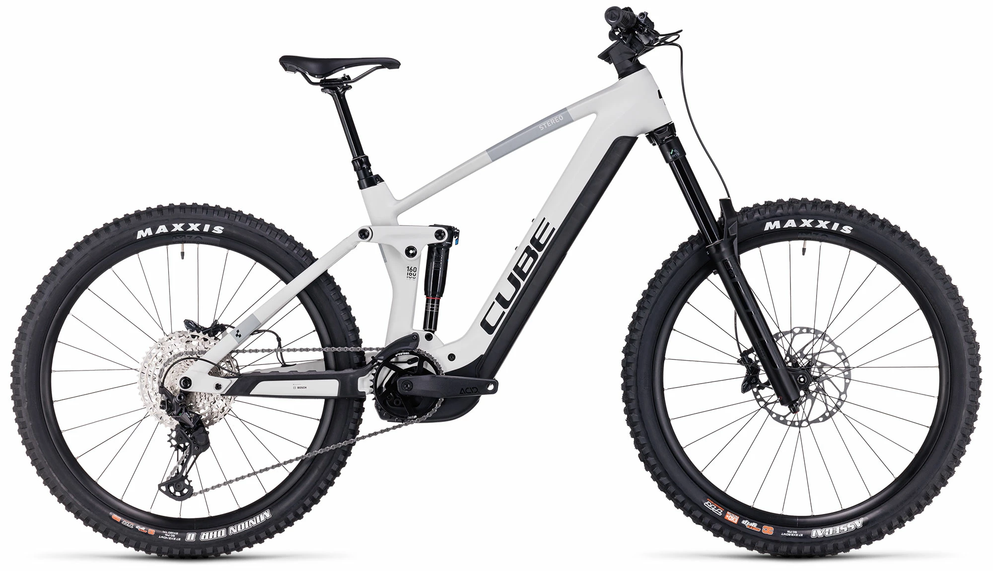 Cube Stereo Hybrid 160 HPC SLX 750 27.5 Grey´n´grey