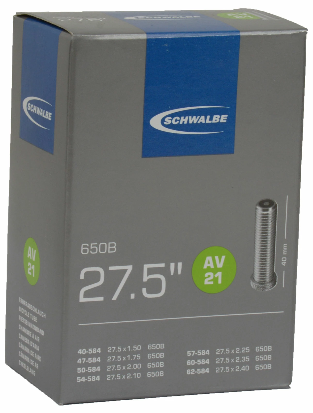 Schwalbe Chambre à Air AV 21 Pour 27,5