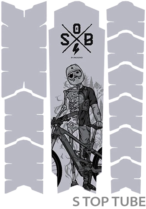 Unleazhed Unscratch Frame Film De Protection Pour Cadre - E-Bike Sons Of Battery Black Matt – Image 2