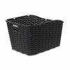 BASIL Panier Arrière Weave WP Noir