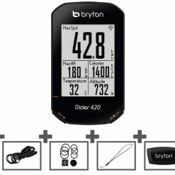 BRYTON Ordinateur De Vélo GPS Rider 420 H