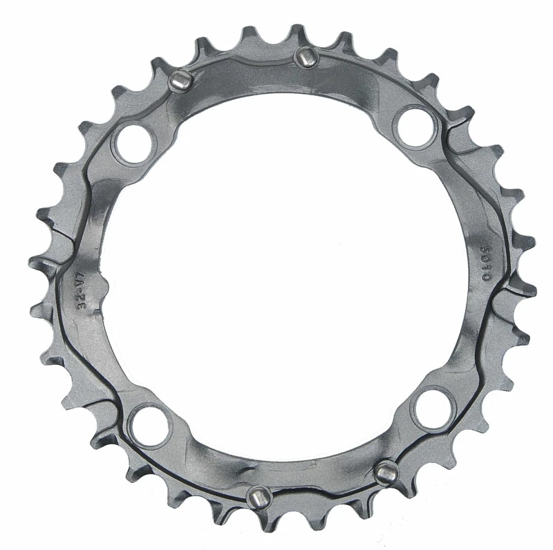 TRUVATIV Plateau VTT 32 D 104mm Aluminium Gris