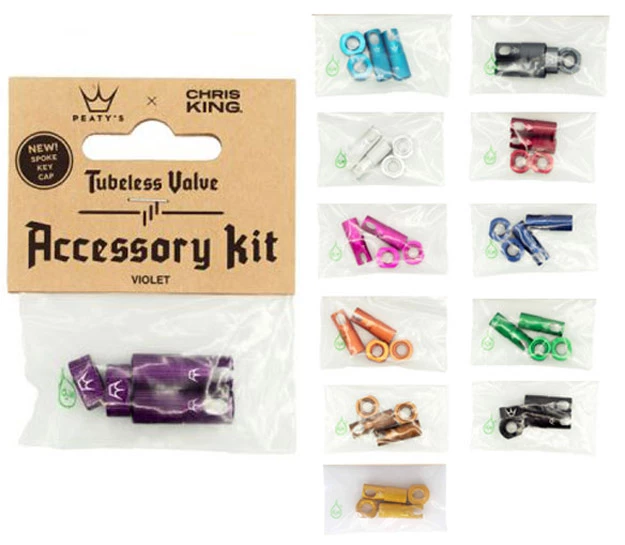 Peaty's Chris King MK2 Kit D'accessoires Pour Valves Tubeless