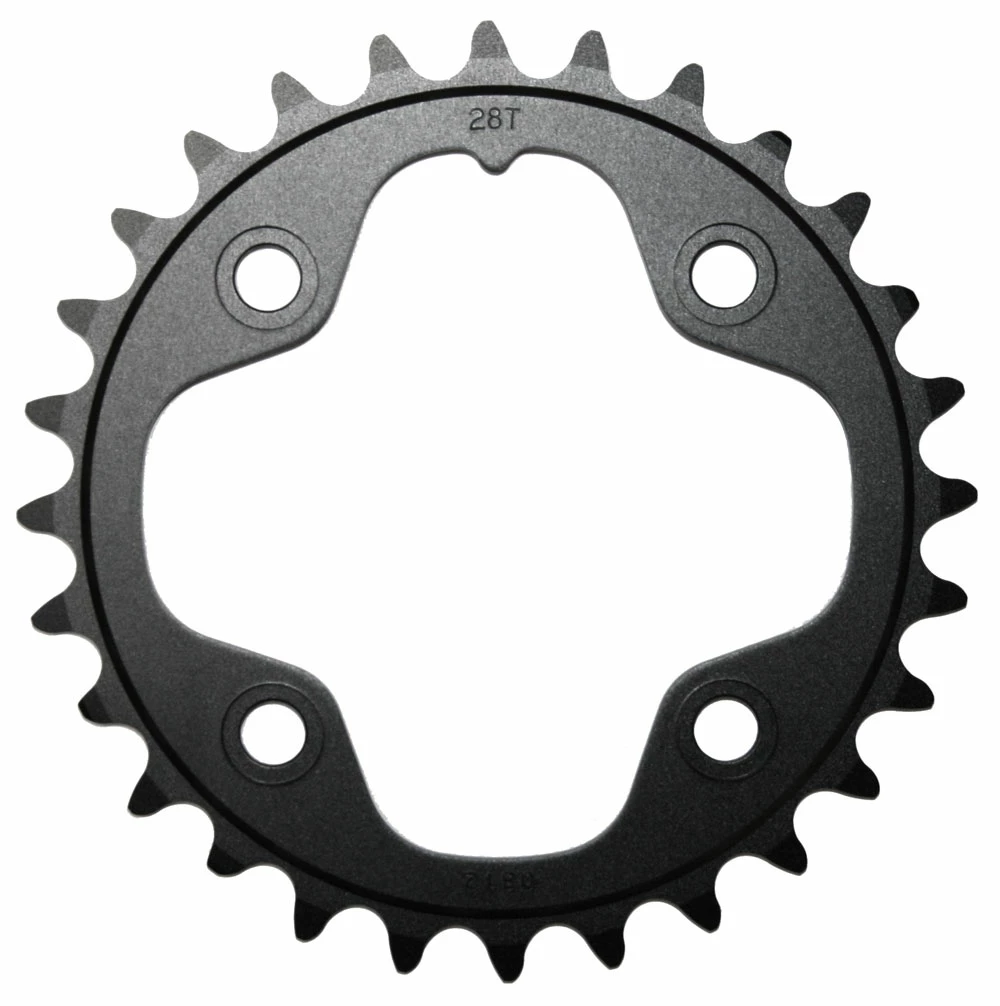TRUVATIV Chainring MTB 28T 2x10 80mm Black