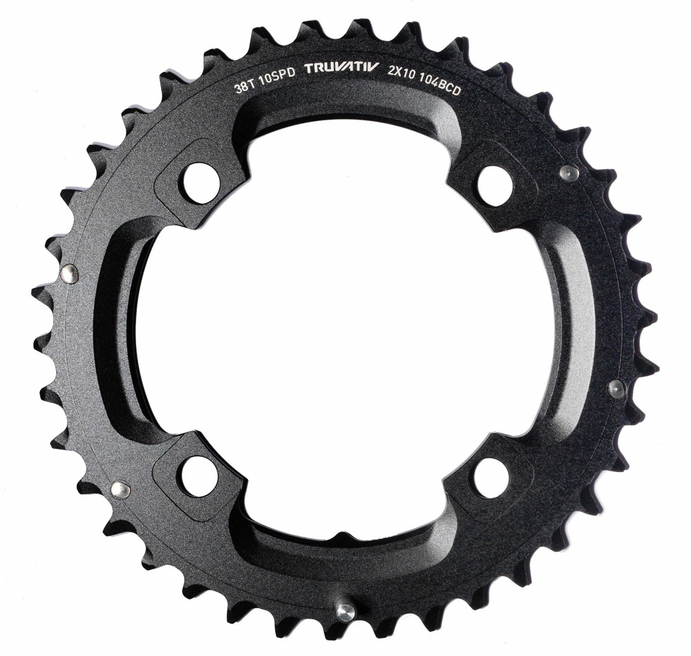 TRUVATIV Plateau 38T 104mm L-Pin Alu Noir