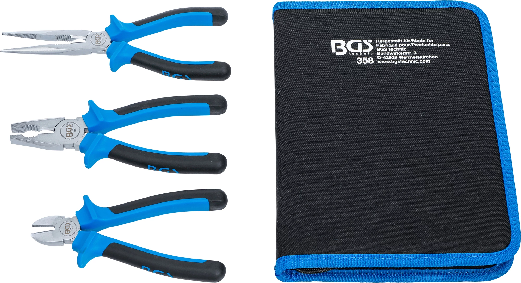 BGS Technic Pliers Set 3 Pieces – Image 3