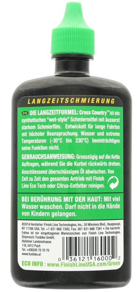 Finish Line Lubrifiant De Chaîne Cross Country – Image 2