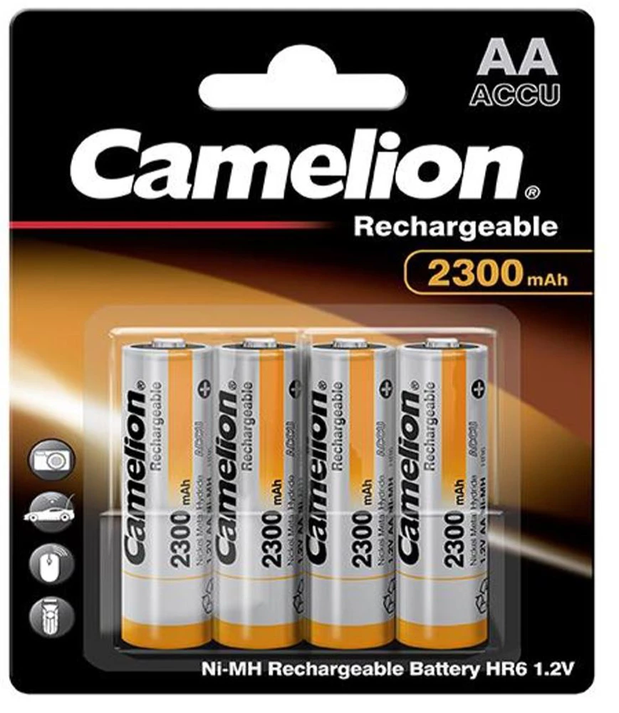 Camelion Accu AA Mignon HR6 2300mAh (4 Pièces)