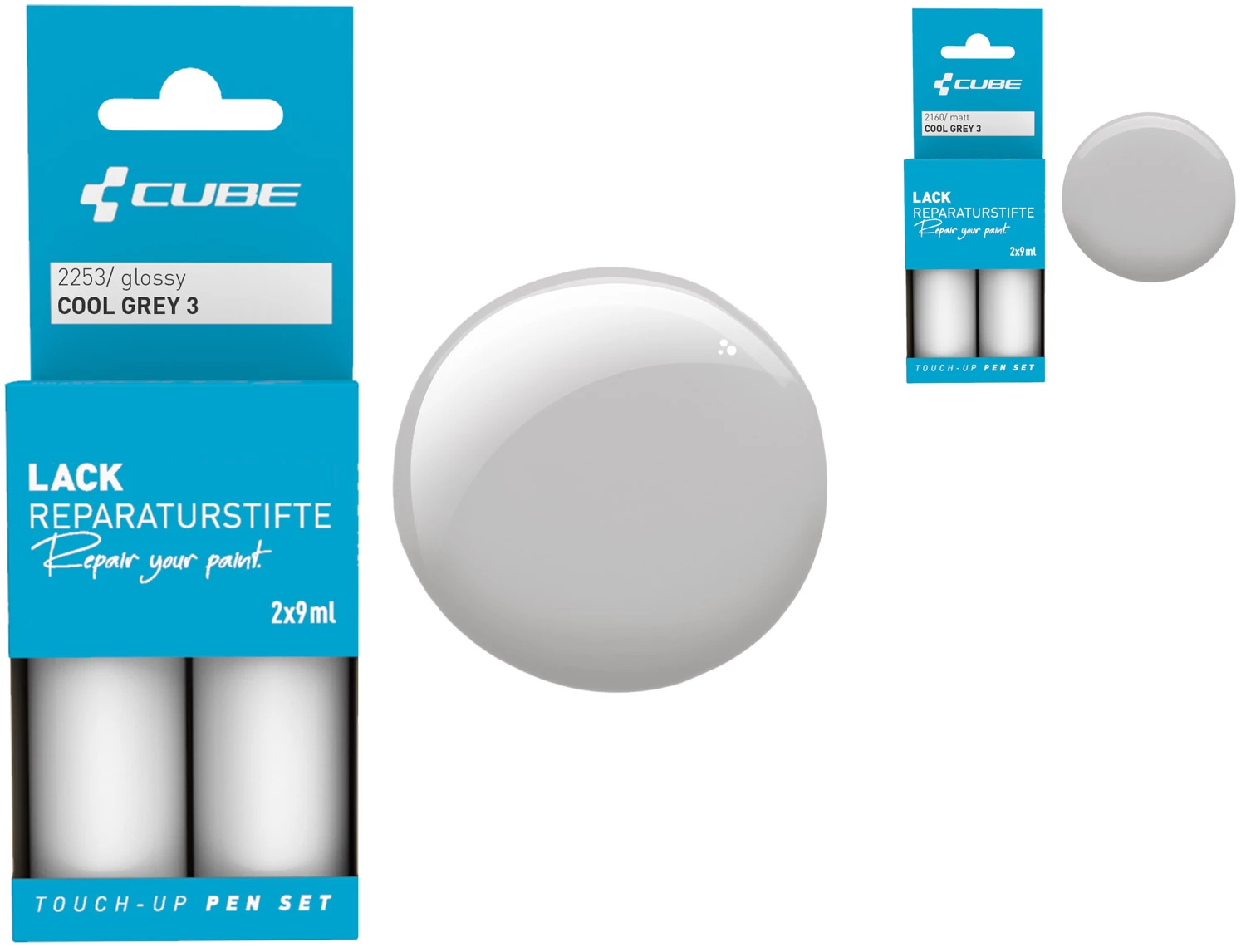 Cube Set De Stylos De Réparation De Peinture COOL GREY 3