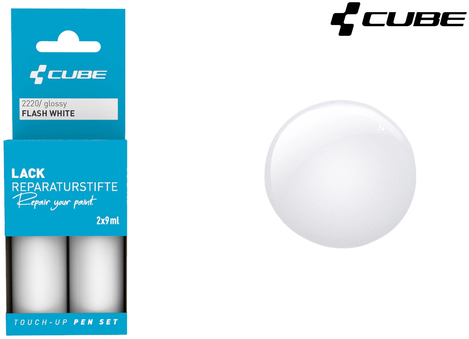 Cube Set De Stylos De Réparation De Peinture FLASH WHITE – Image 2