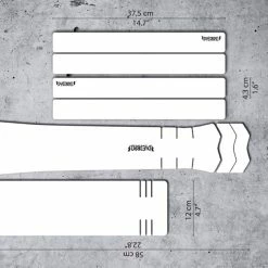 Dyedbro Kit De Protection Du Cadre D'E-Bike Transparent