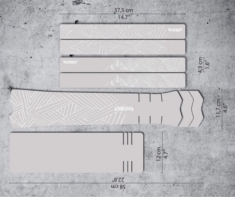 Dyedbro Kit De Protection Du Cadre De Vélo électrique Stay Free – Image 6