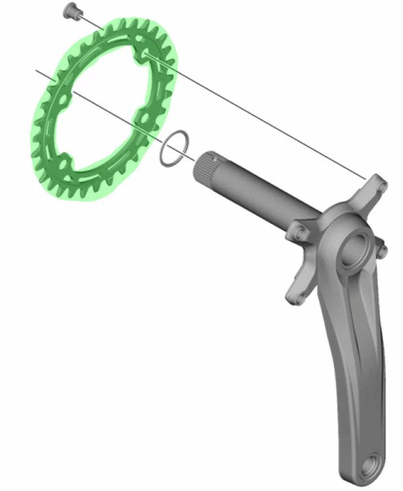 Shimano FC-MT510/511 Plateau 12 Vitesses – Image 5