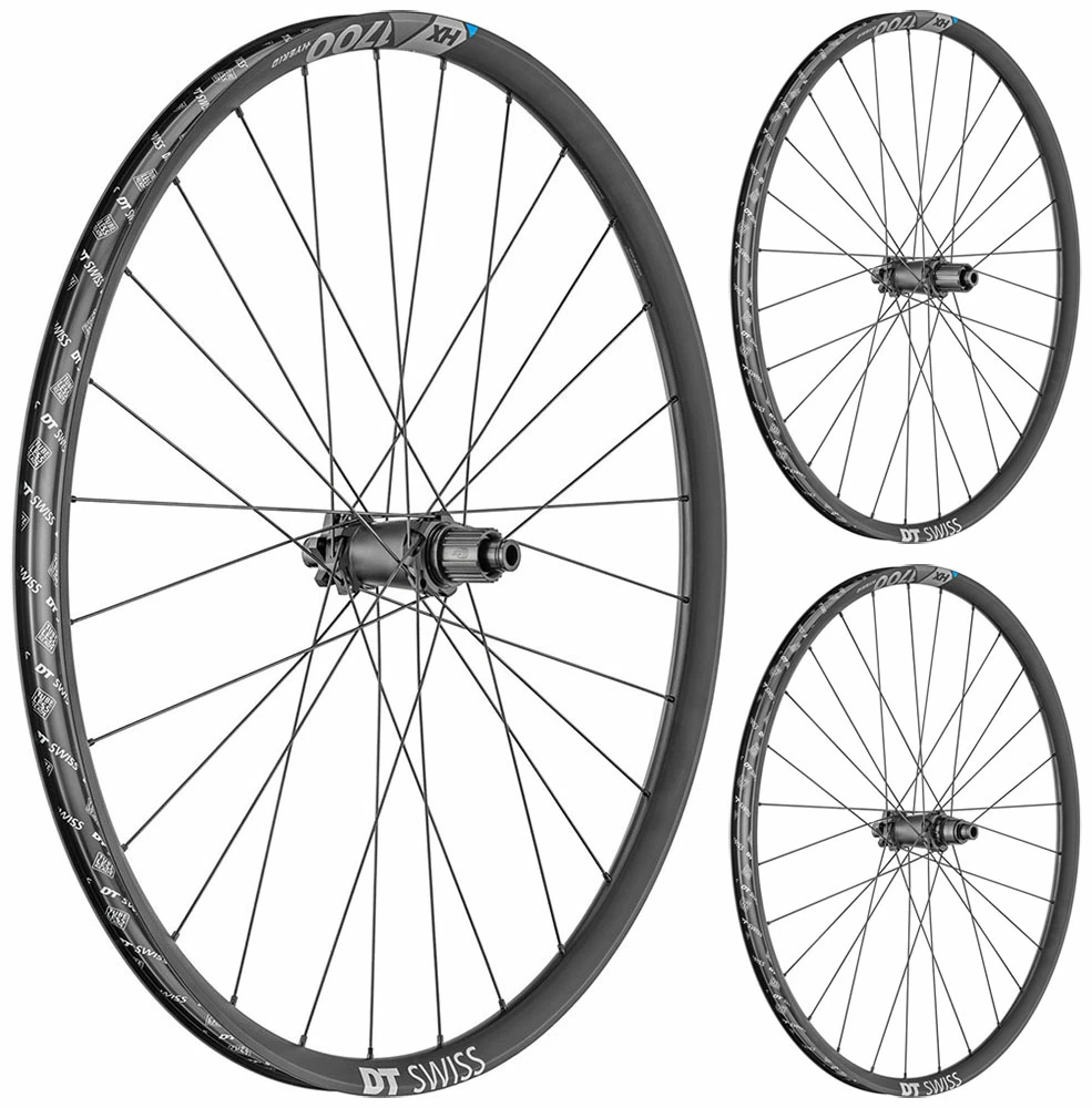 Dt-swiss Roue Arrière HX 1700 Spline® 29" 30mm 6 Trous Boost