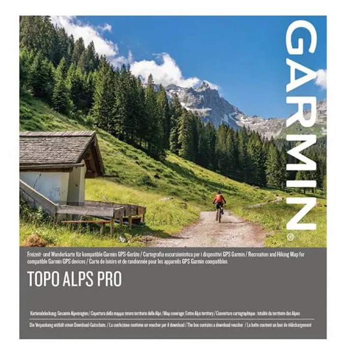 Garmin TOPO ALPS PRO (Download Voucher)