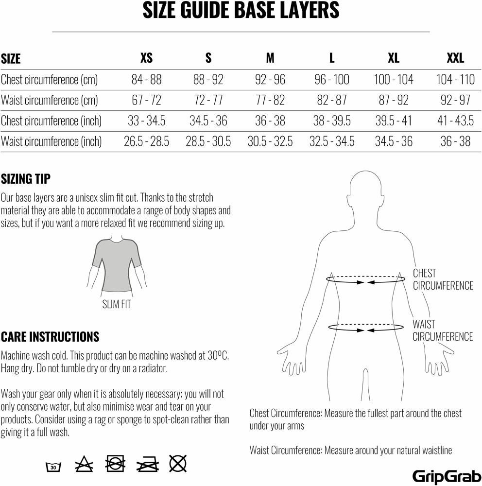 GripGrab Ride Thermal - Maillot De Corps Fonctionnel à Manches Longues (pack De 3) – Image 3