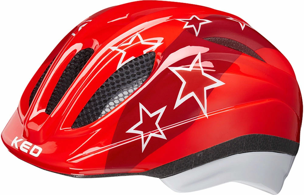 KED Meggy Red Stars - Kid´s Helmet
