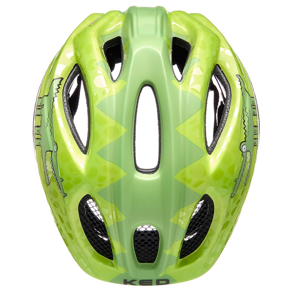 KED Meggy Green Croco - Kid´s Helmet – Image 3