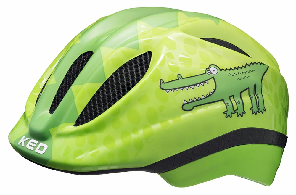 KED Meggy Green Croco - Kid´s Helmet
