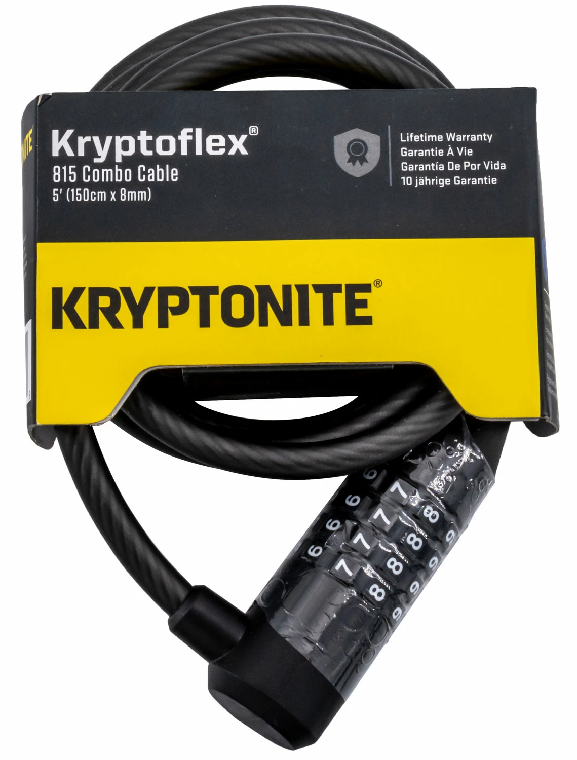 Kryptonite Antivol à Câble KryptoFlex 815 Combo Cable