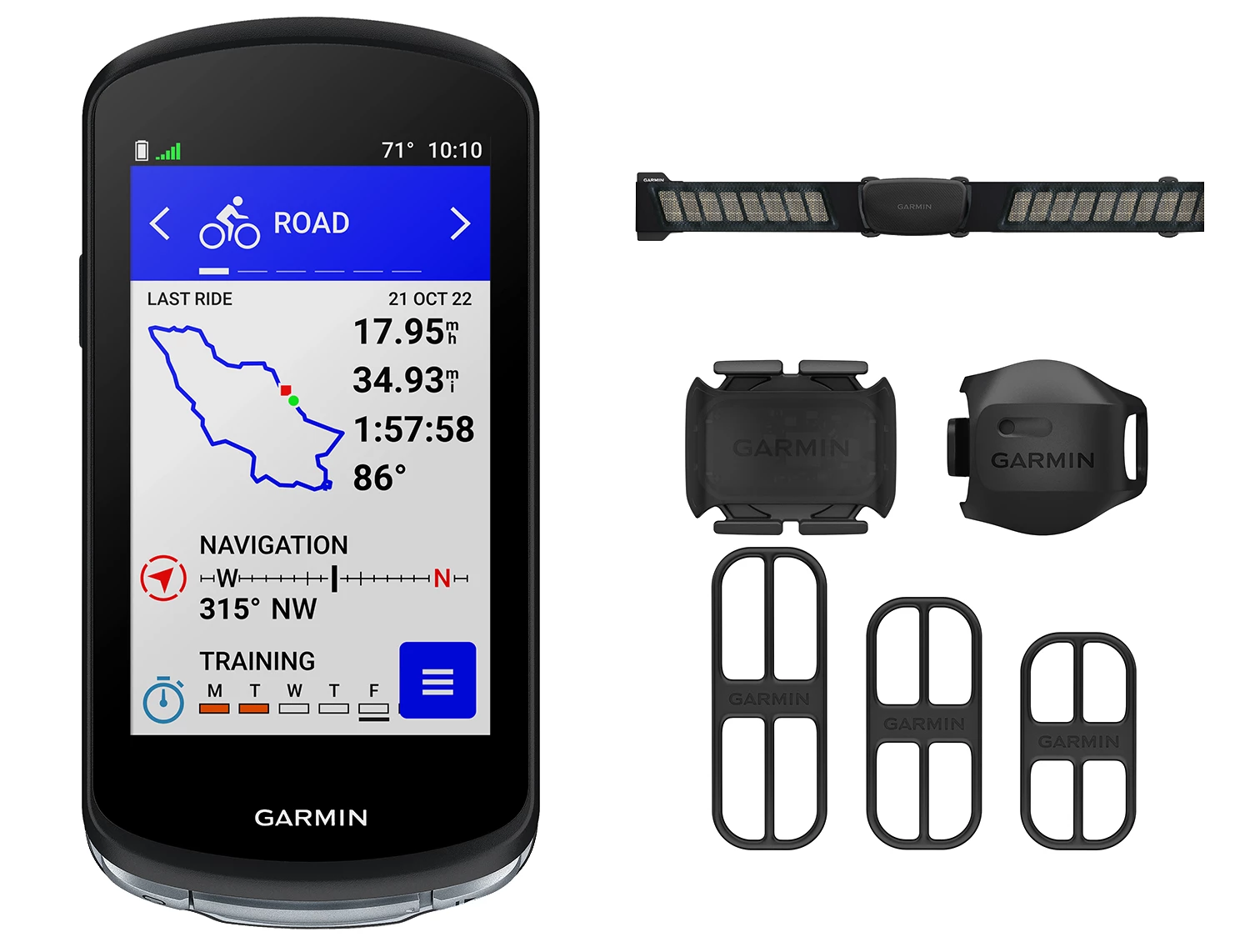 Garmin Edge 1040 Bundle - Compteur GPS Pour Vélo