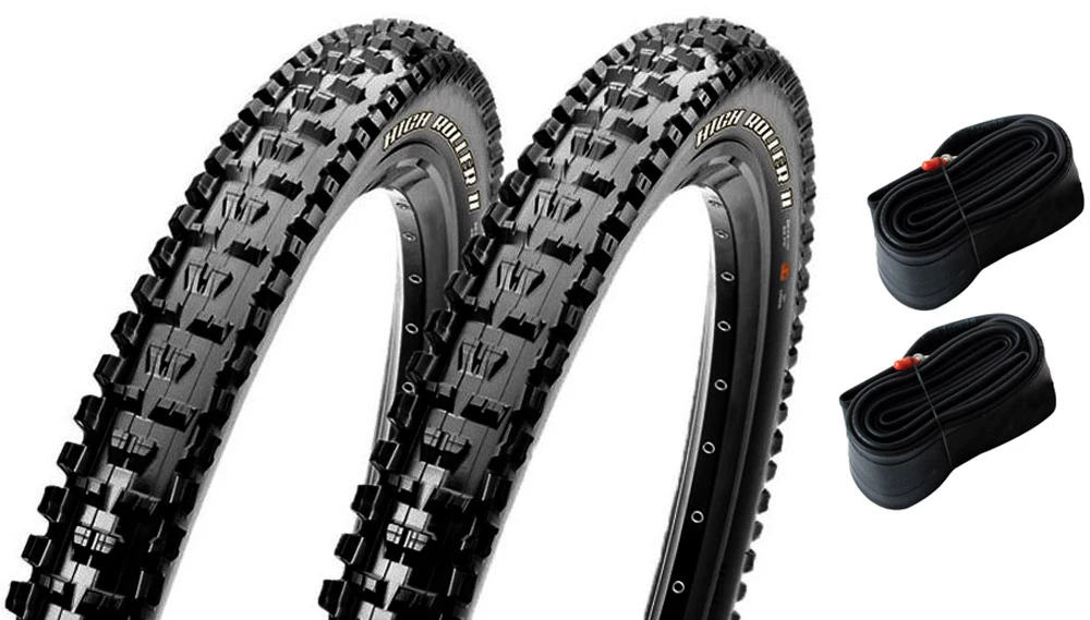 MAXXIS High Roller II Set De 2 Pièces + Chambre à Air MTB SV 36mm