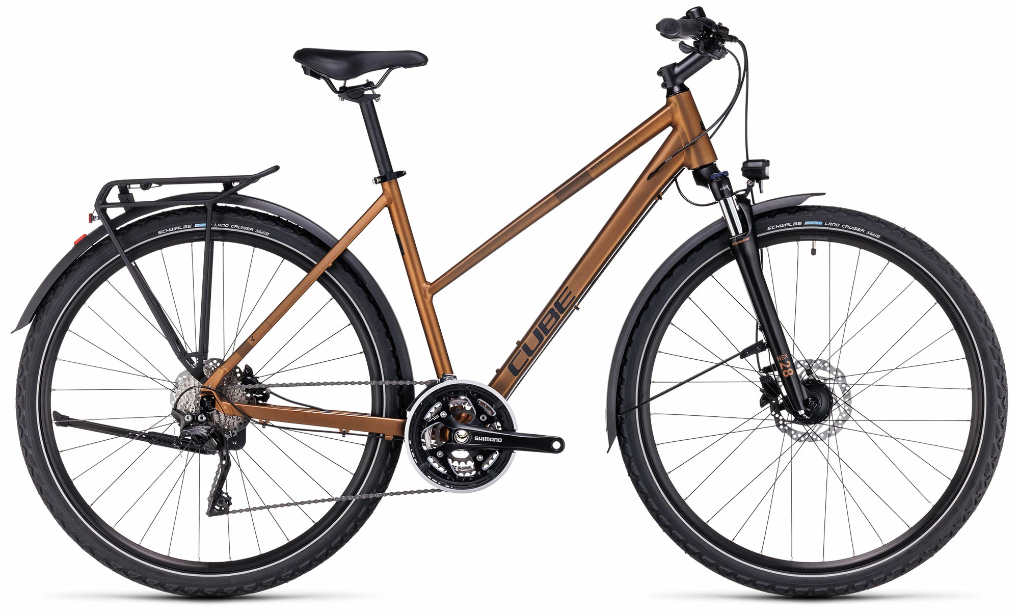 Cube Nature Pro Lady Allroad Gold´n´black