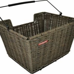 PLETSCHER Panier D'achat En Rotin Avec Adaptateur En Plastique