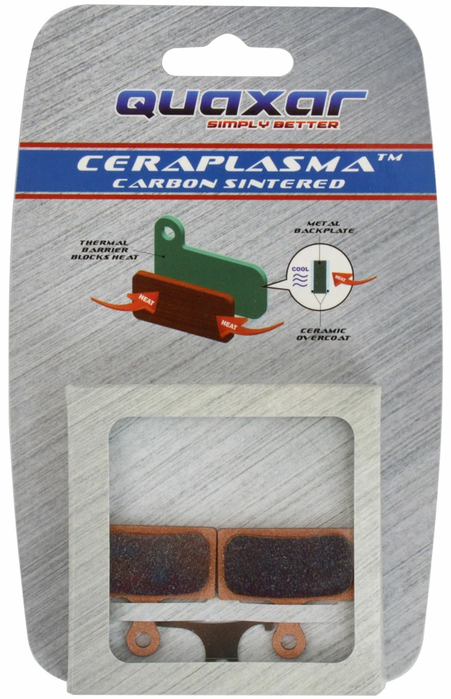 Quaxar Plaquettes Sintered Disc Pour Shimano XTR/XT/SLX/Alfine G04S – Image 2