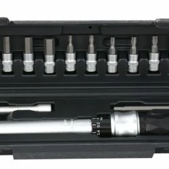 Radon Clé Dynamométrique Pro 1/4" 5-25 Nm Fixable, Embouts Inclus