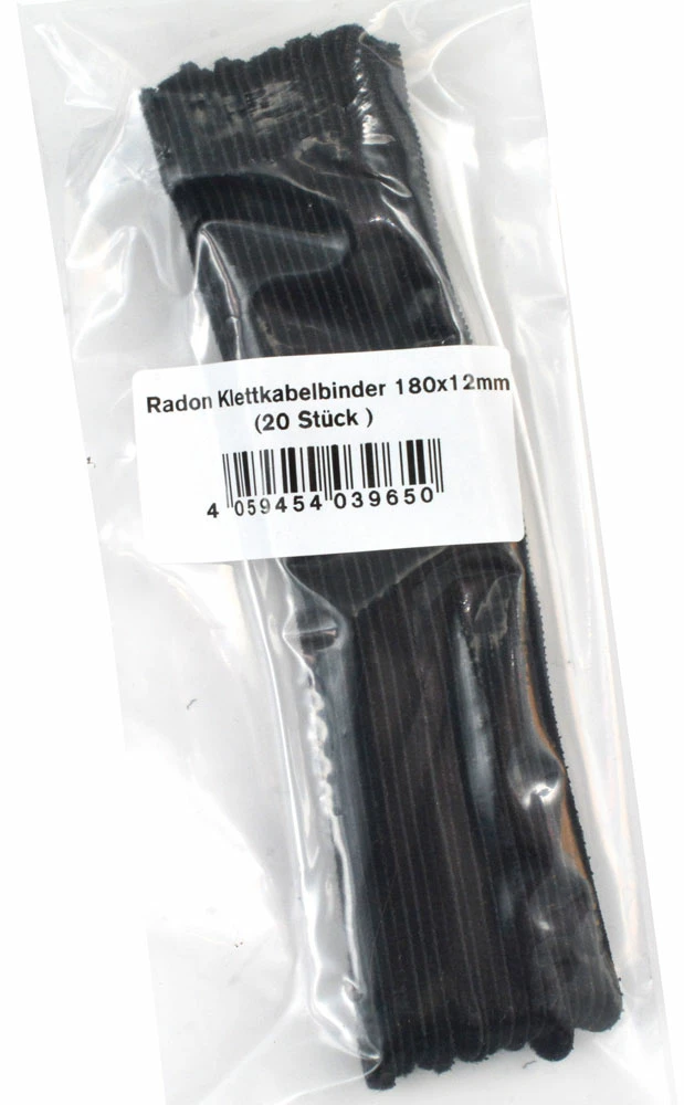 Radon Colliers De Serrage Velcro 180x12mm (20 Pièces) – Image 3