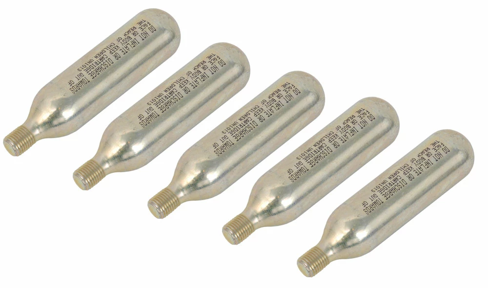 Radon Cartouche De CO2 16g Avec Filetage Pack De 5