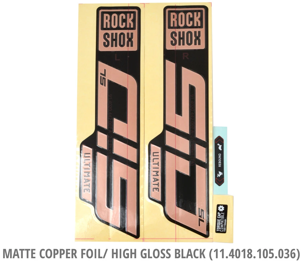 ROCKSHOX Set D'autocollants SID SL Ultimate – Image 3