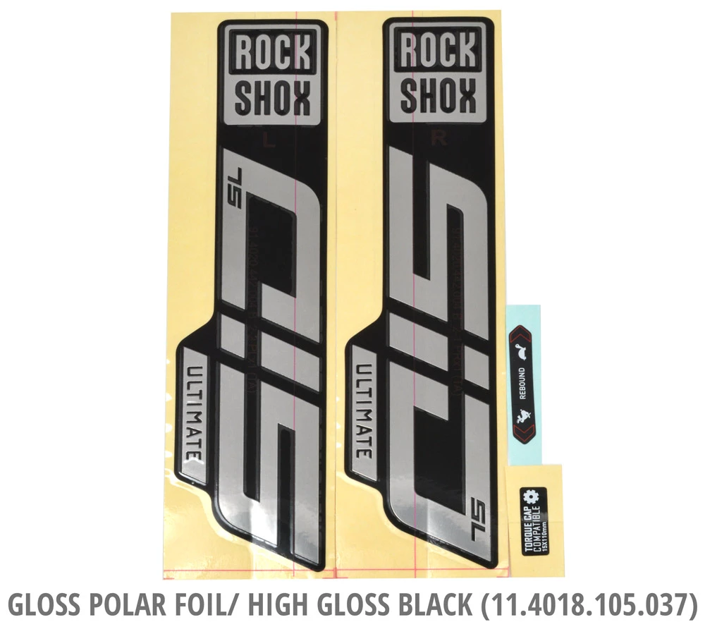 ROCKSHOX Set D'autocollants SID SL Ultimate – Image 4