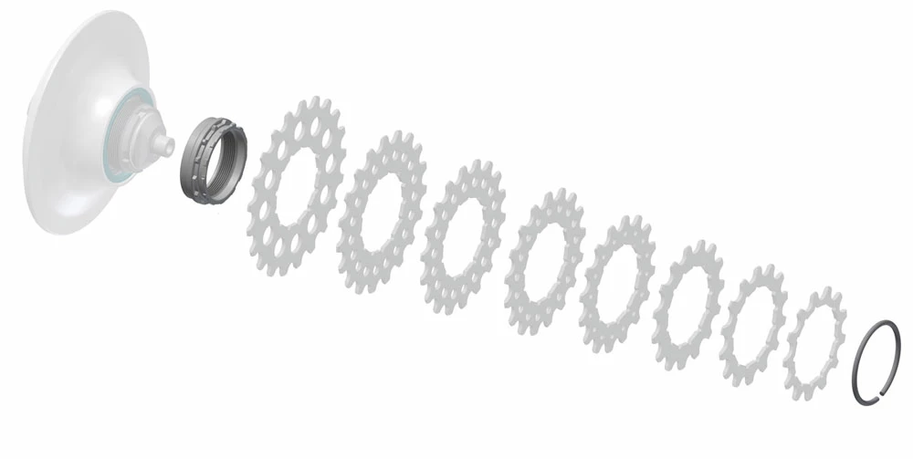 Rohloff Splined Carrier Adaptateur De Pignon Enfichable Avec Sécurité étroit – Image 2