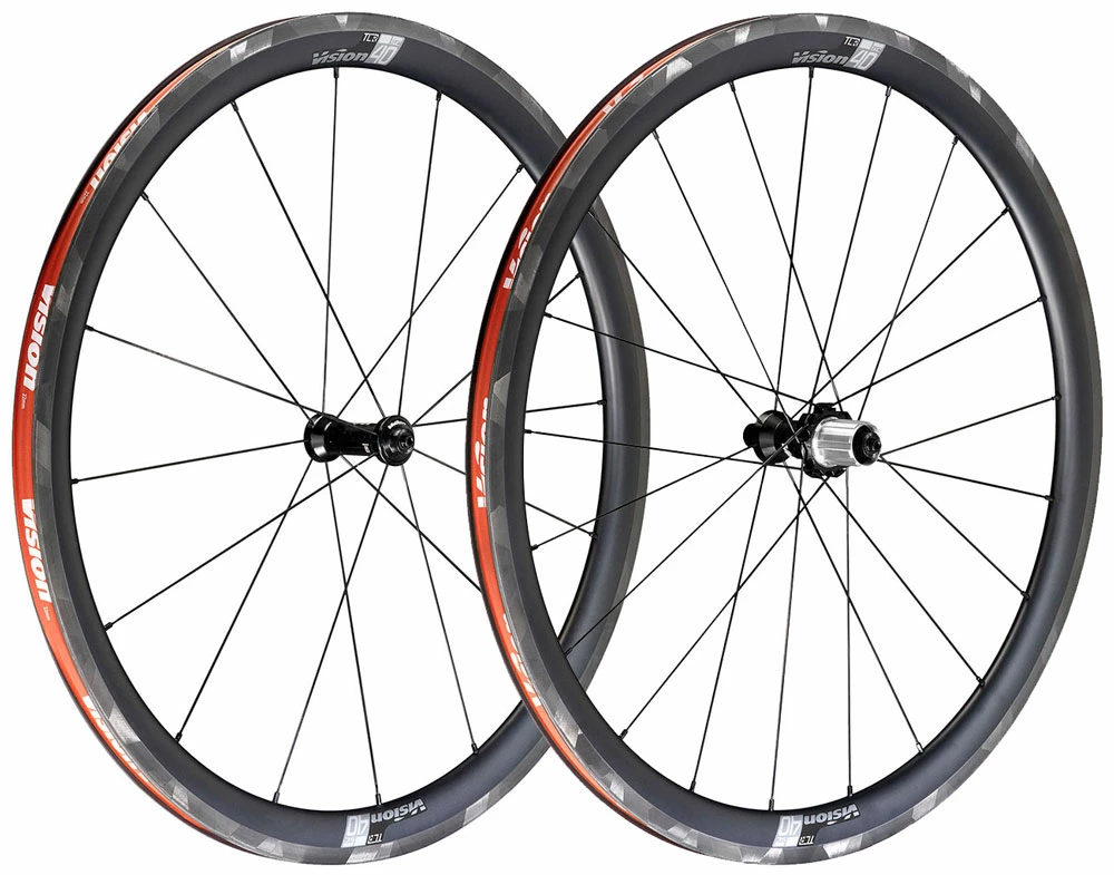 Vision SC 40 Clincher TLR Jeu De Roues Carbone