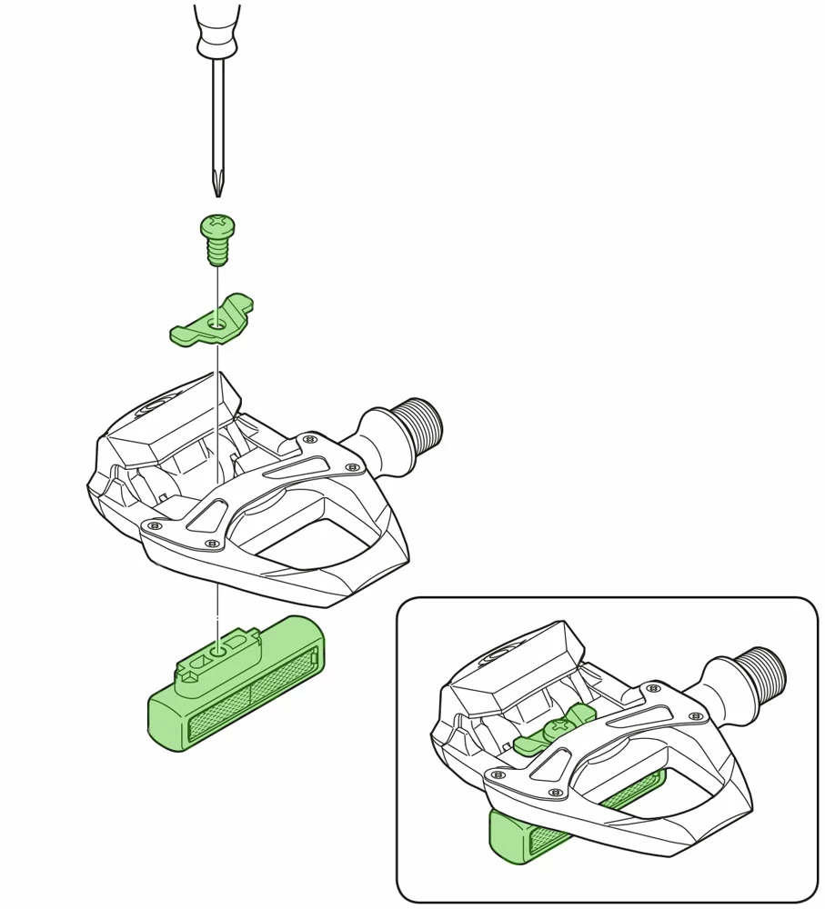 Shimano SM-PD65 Kit De Réflecteurs – Image 3