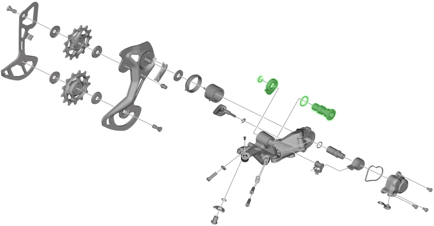 Shimano Unité D'axe Pour Support De Dérailleur RD-M9100 – Image 3