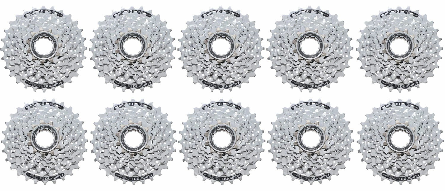 Shimano CS-HG51 Cassette 8 Vitesses 11-30 (emballage Atelier 10 Pièces)