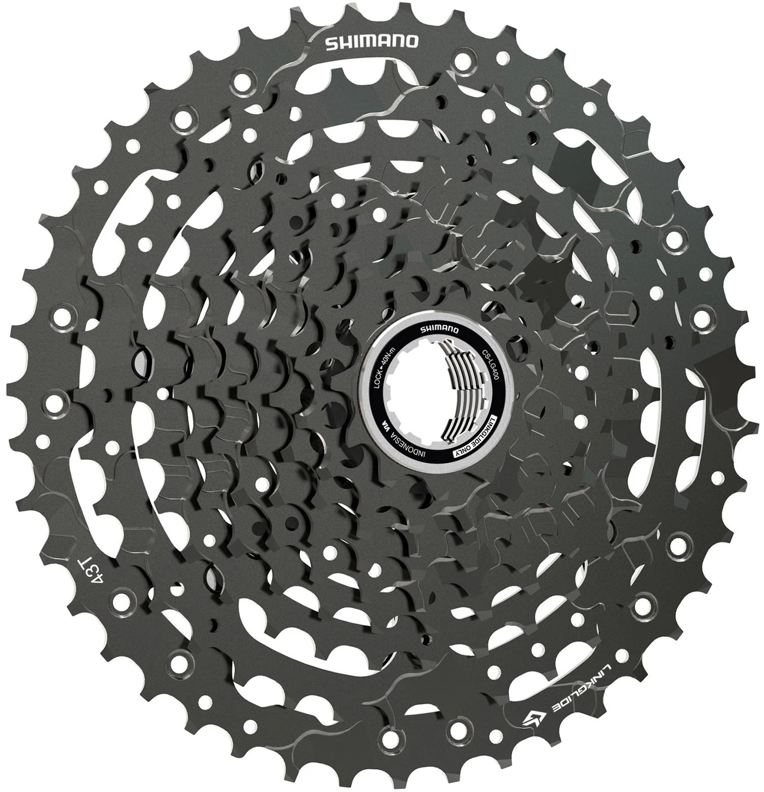 Shimano Cassette CS-LG400 10 Vitesses Linkglide – Image 2