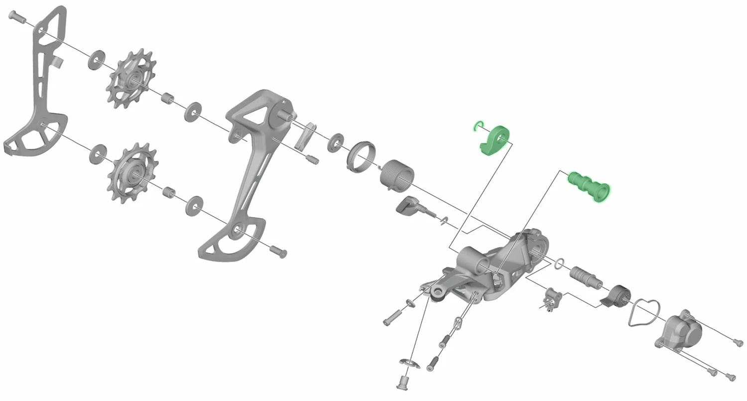 Shimano Unité D'axe Pour Support De Dérailleur RD-M7100/7120 – Image 2