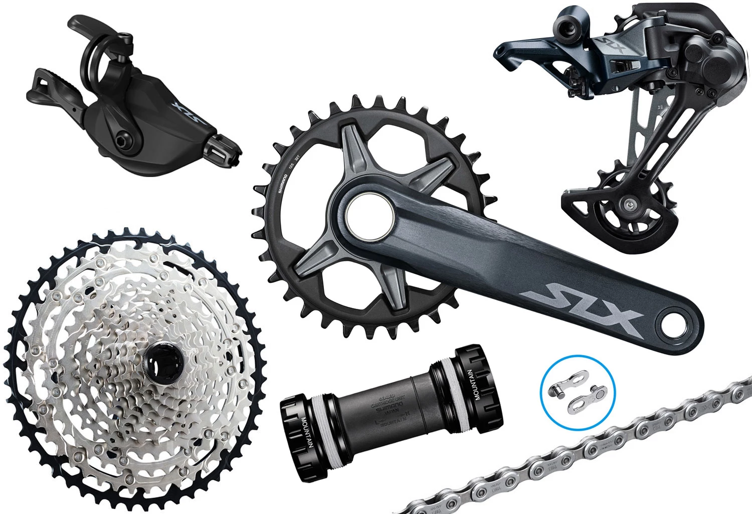 Shimano SLX M7100 1x12 Fach Gruppe 11-51 170mm