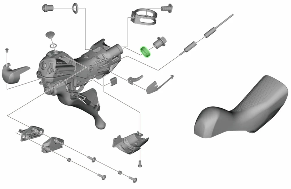 Shimano Bague De Connexion DURA ACE/ULTEGRA/105 Pour STI – Image 2