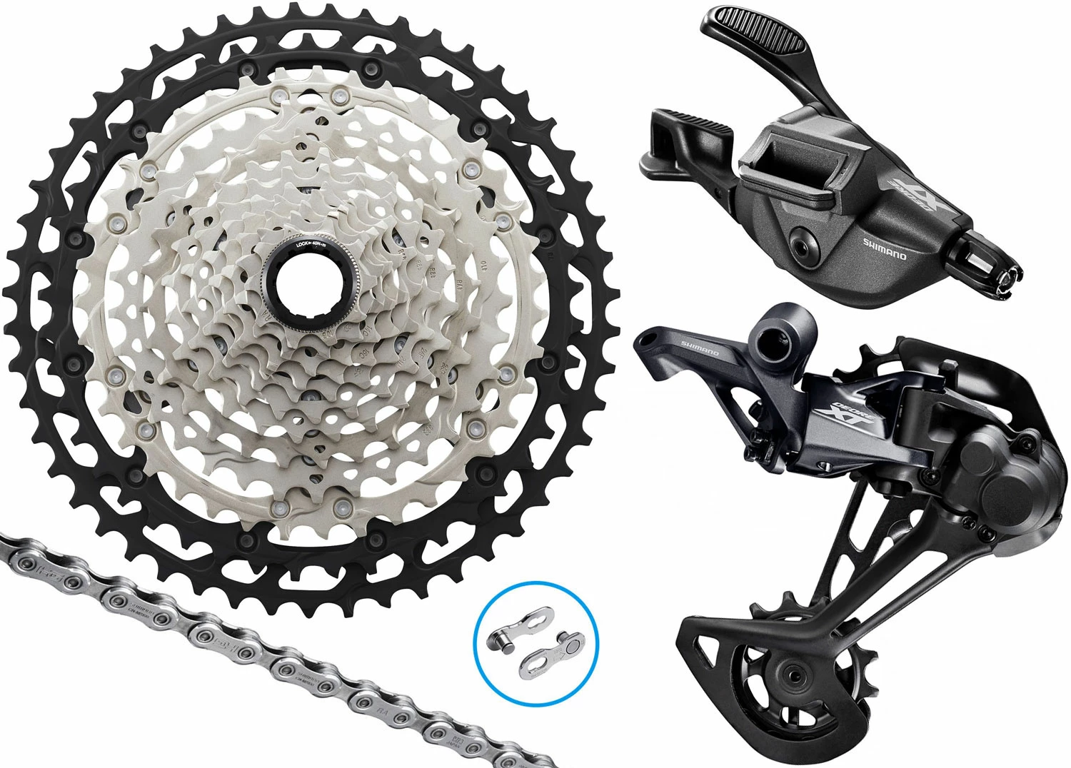 Shimano XT M8100 Kit De Mise à Niveau 1x12 Vitesses 10-51 I-Spec EV