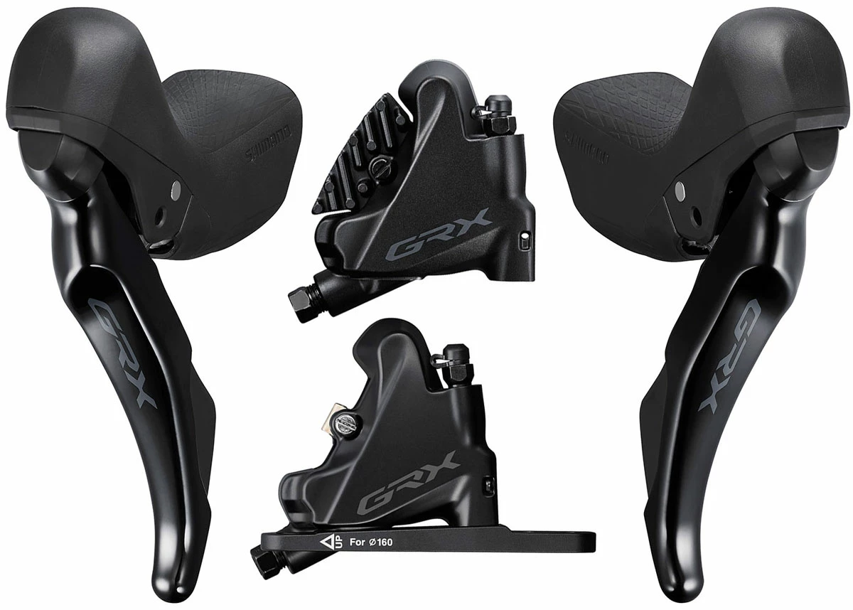 Shimano GRX ST-RX400+BR-RX400 Kit De Freins à Disque 2x10 Vitesses
