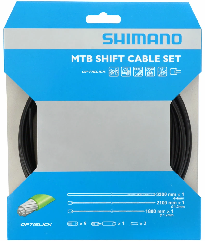 Shimano OT-SP41 OPTISLICK Jeu De Câbles De Changement De Vitesse MTB